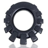 Oxballs silicone black lug lugged cock ring for men - peaches and screams