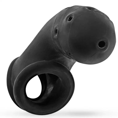 Oxballs Silicone Black Male Chastity for Him - Peaches and Screams