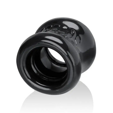 Oxballs Squeeze Black Scrotum Ball Stretching Ring - Peaches and Screams