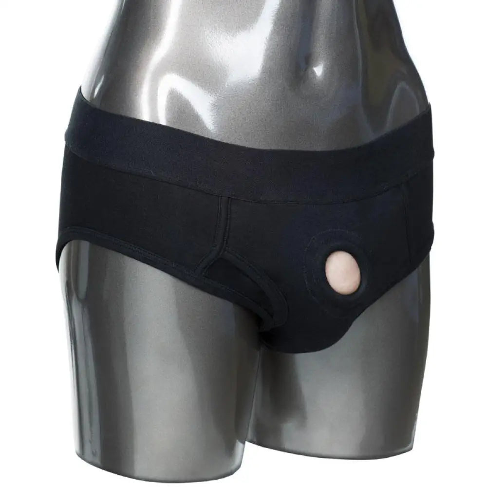 Packer harness boxer shorts with reinforced o ring m l - peaches and screams