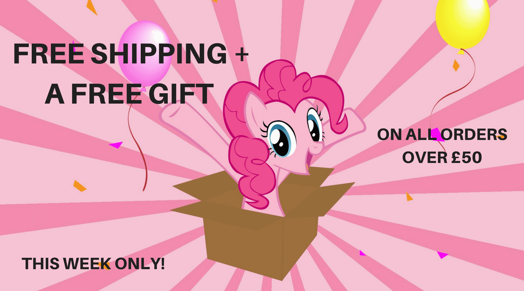 peaches and screams promotion banner