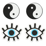 Peekaboo pasties yin and yang reusable nipple covers - peaches and screams