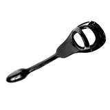 Perfect fit armour tug lock black plug and cock cage - peaches and screams
