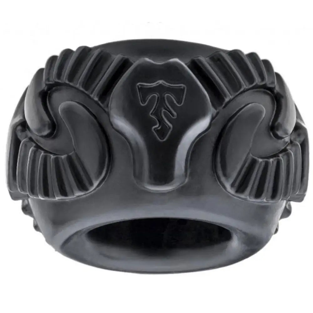 Perfect fit massive stretchy cock ring in black - peaches and screams
