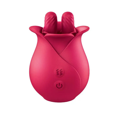Pink Clittastic Tulip Finger Rechargeable Massager - Peaches and Screams