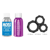 Pipedream black vibrating masturbator with ribbed texture - peaches and screams
