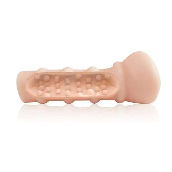 Pipedream Extreme Ribbed Pussy Stroker Masturbator with Nodules - Peaches and Screams