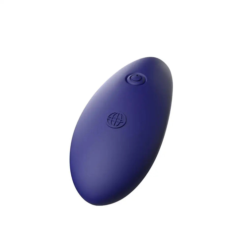 Pipedream Glass Blue Rechargeable Vibrating Butt Plug With Suction Cup - Peaches and Screams
