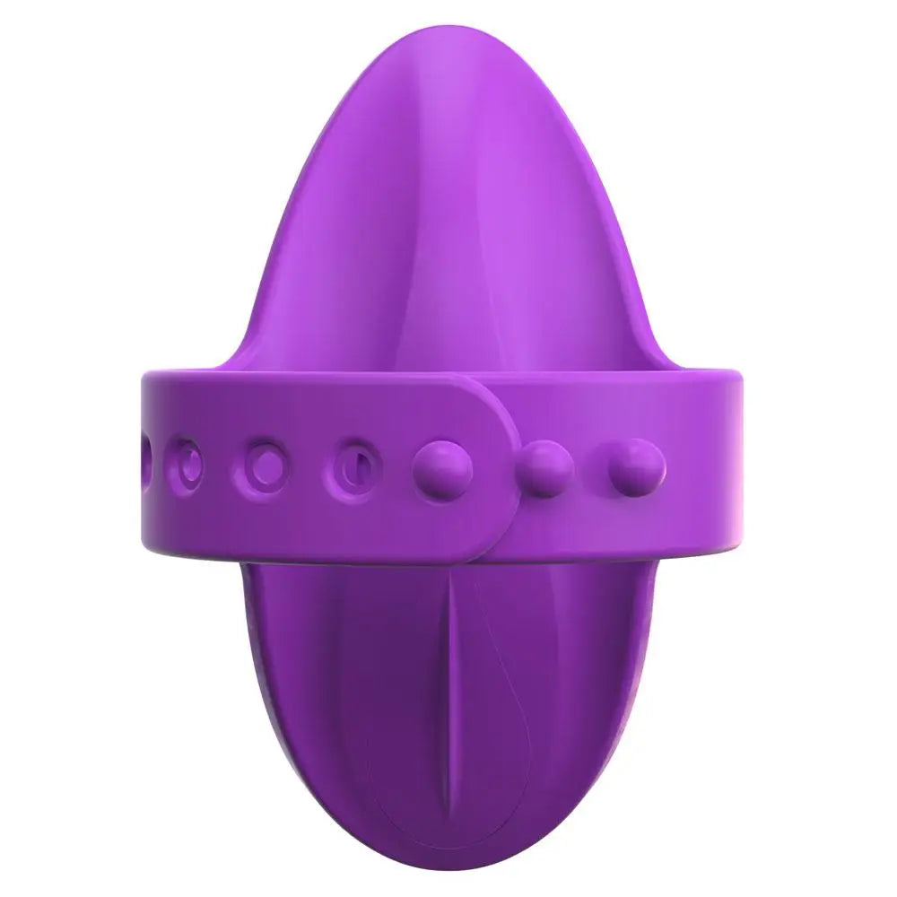 Pipedream Purple Silicone Multi-function Rechargeable Finger Vibrator - Peaches and Screams