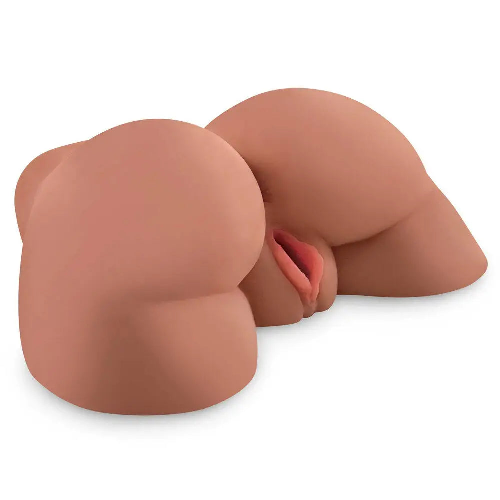 Pipedream realistic feel flesh brown dual masturbator - peaches and screams