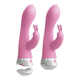 Pipedream silicone pink rechargeable waterproof rabbit vibrator - peaches and screams