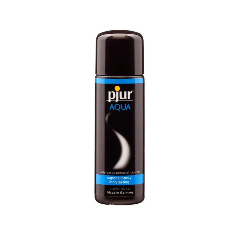 Pjur aqua water based personal lubricant 30ml travel size - peaches and screams