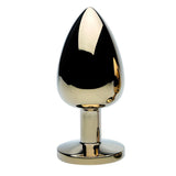 Precious metals gold butt plug-large - butt plugs peaches and screams