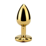 Precious metals heart shaped butt plug-gold - butt plugs peaches and screams