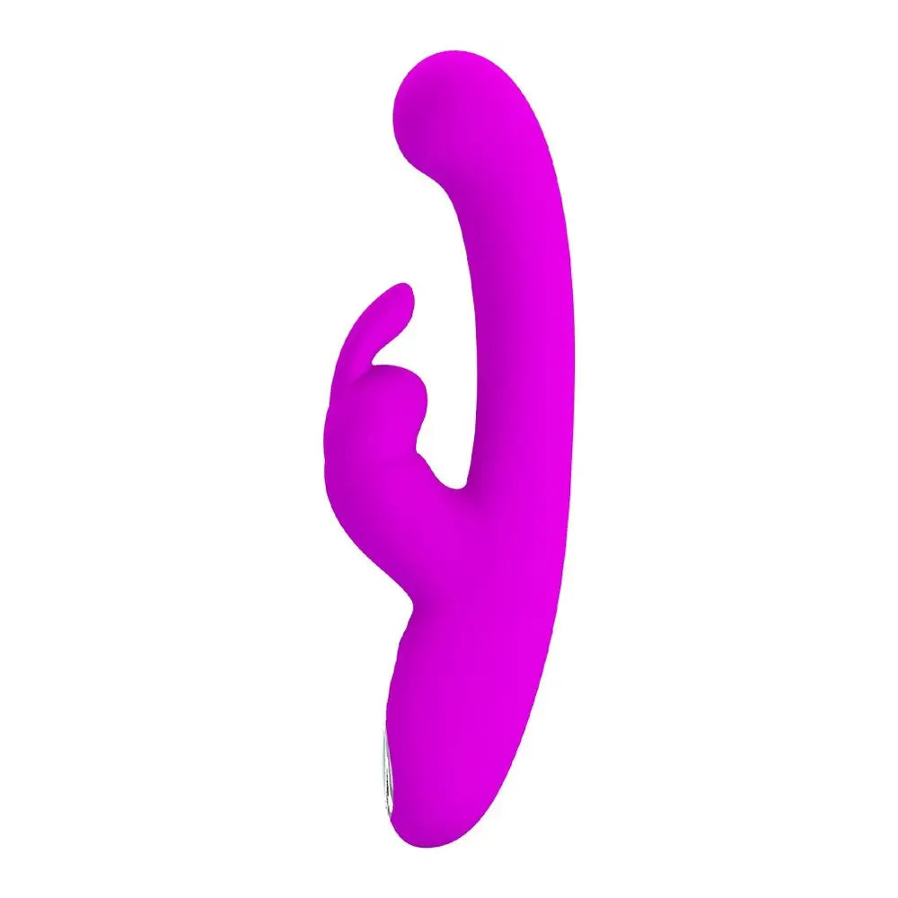 Pretty love lamar led rechargeable rabbit vibrator - peaches and screams