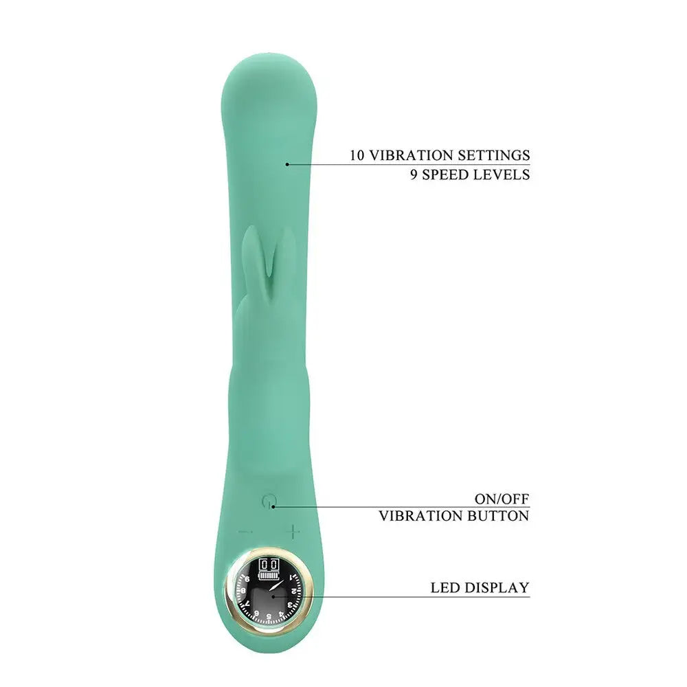 Pretty love lamar rabbit vibrator with smart speed control - peaches and screams