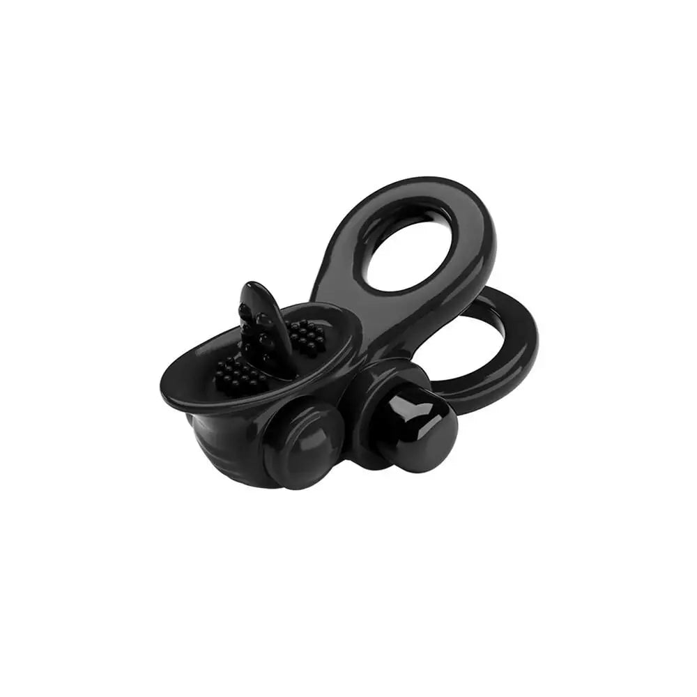 Pretty love stretchy multi speed vibrating cock ring - peaches and screams