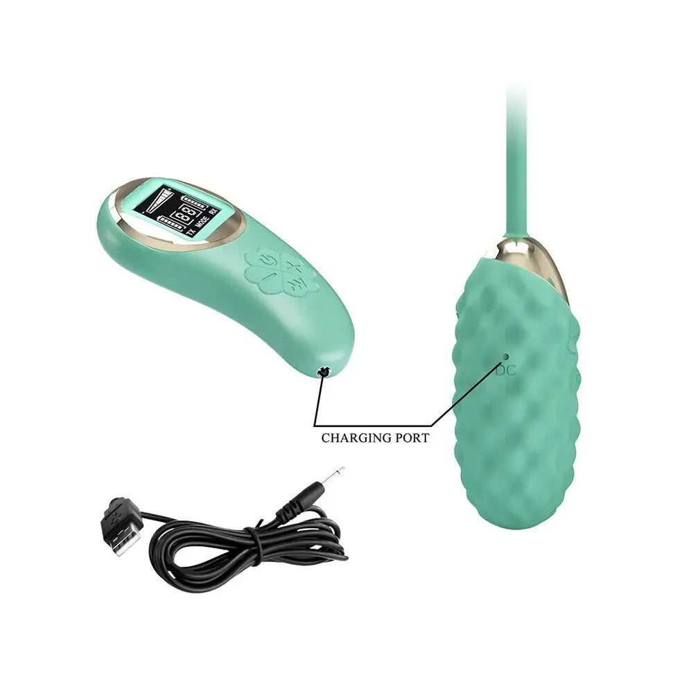 Pretty love vivan remote control egg vibrator 10 modes - peaches and screams
