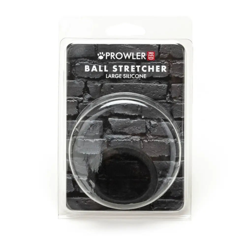 Prowler red large silicone ball stretcher for intense pull - peaches and screams