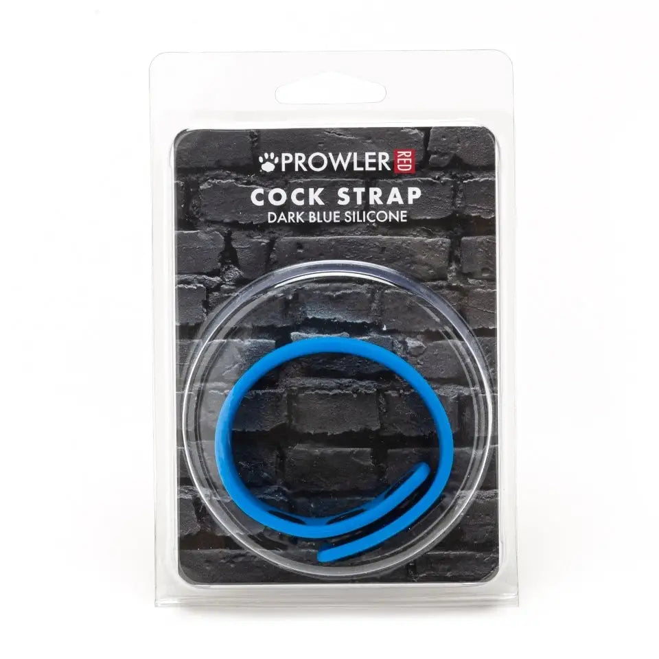 Prowler Red Silicone Adjustable Cock Strap Blue - Peaches and Screams