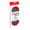 Quickie cuffs large red silicone ankle and wrist restraints - peaches and screams