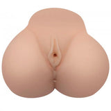 Realistic feel flesh pink dual vagina and ass masturbator - peaches and screams