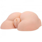 Realistic feel flesh pink vibrating masturbator - peaches and screams