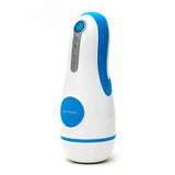 Rechargeable sucking and vibrating male masturbator cup - peaches and screams