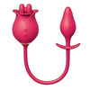 Red clittastic tulip finger massager pleasure plug set - peaches and screams