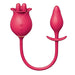Red Clittastic Tulip Finger Massager Pleasure Plug Set - Peaches and Screams