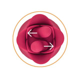 Red clittastic tulip finger massager pleasure plug set - peaches and screams