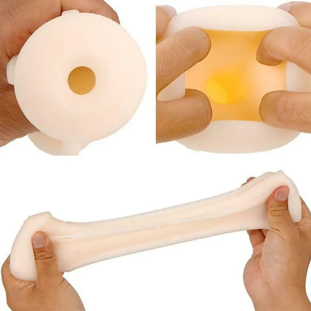 Rends stretchy realistic feel flesh pink 6 inch insert - peaches and screams