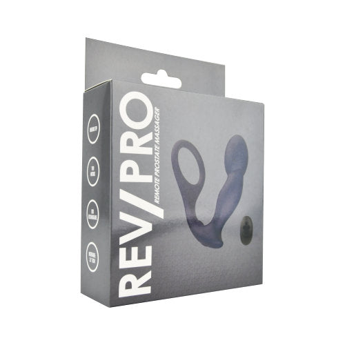 Rev-pro remote controlled silicone prostate massager - prostate massagers peaches and screams