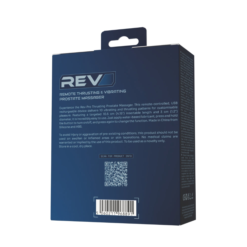 Rev-pro thrusting prostate massager - prostate massagers peaches and screams