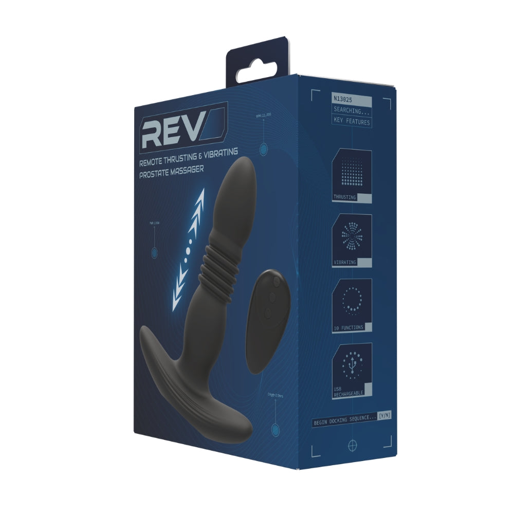 Rev-pro thrusting prostate massager - prostate massagers peaches and screams