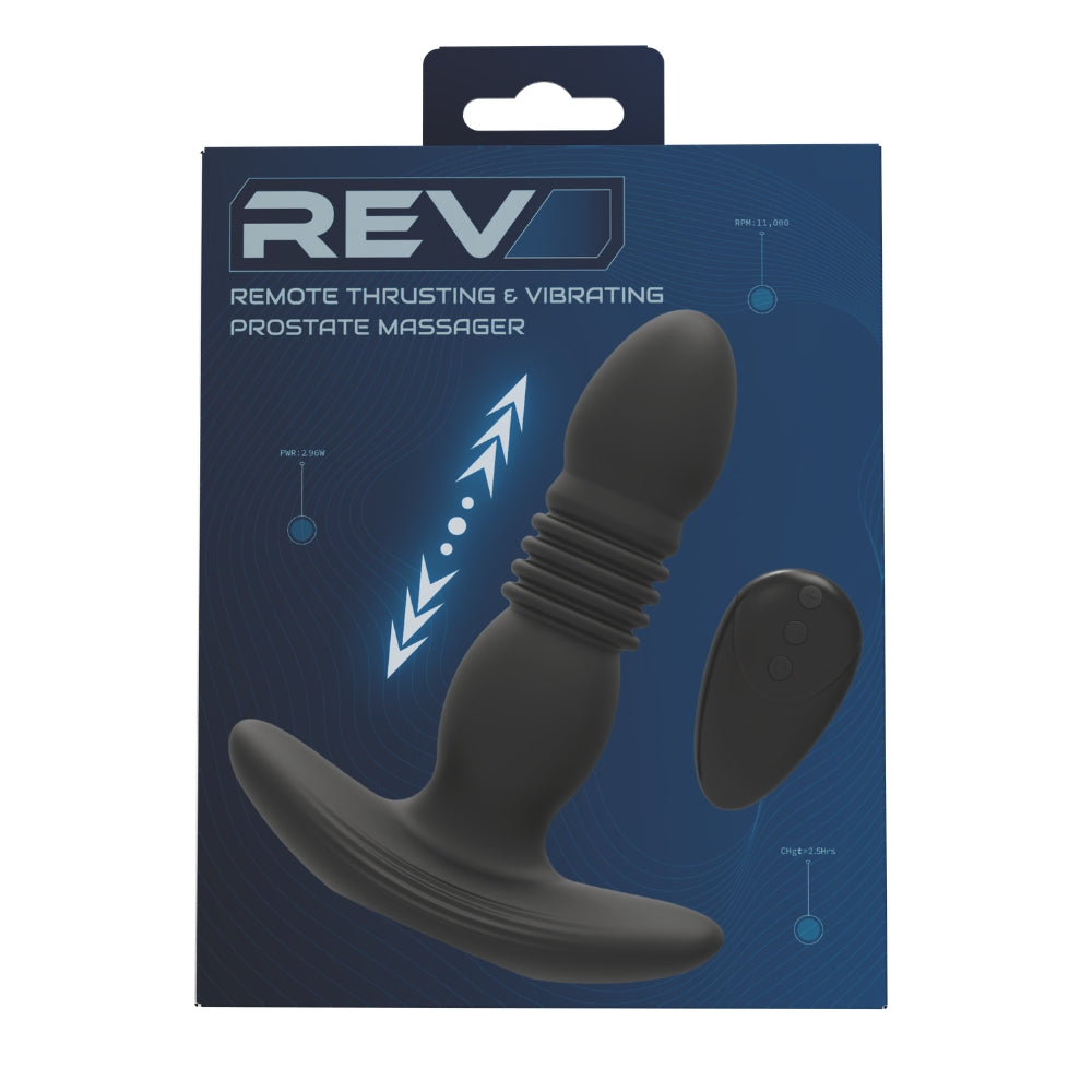 Rev-pro thrusting prostate massager - prostate massagers peaches and screams