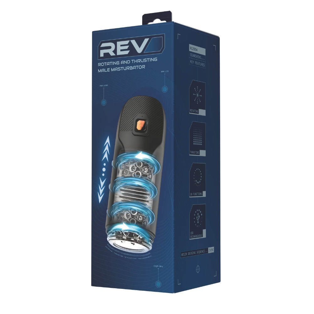 Rev rotating and thrusting male masturbator - male masturbators peaches and screams