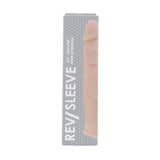 Rev-sleeves 8.5 inch realistic silicone penis extension sleeve - penis sleeves peaches and screams