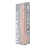 Rev-sleeves 8.5 inch realistic silicone penis extension sleeve - penis sleeves peaches and screams