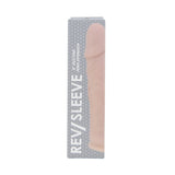 Rev-sleeves 8 inch realistic silicone penis extension sleeve - penis sleeves peaches and screams
