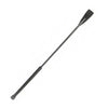Rimba black riding whip large tail for impact play - peaches and screams