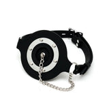 Rimba black silicone bondage mouth gag with stopper - peaches and screams