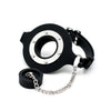 Rimba black silicone bondage mouth gag with stopper - peaches and screams