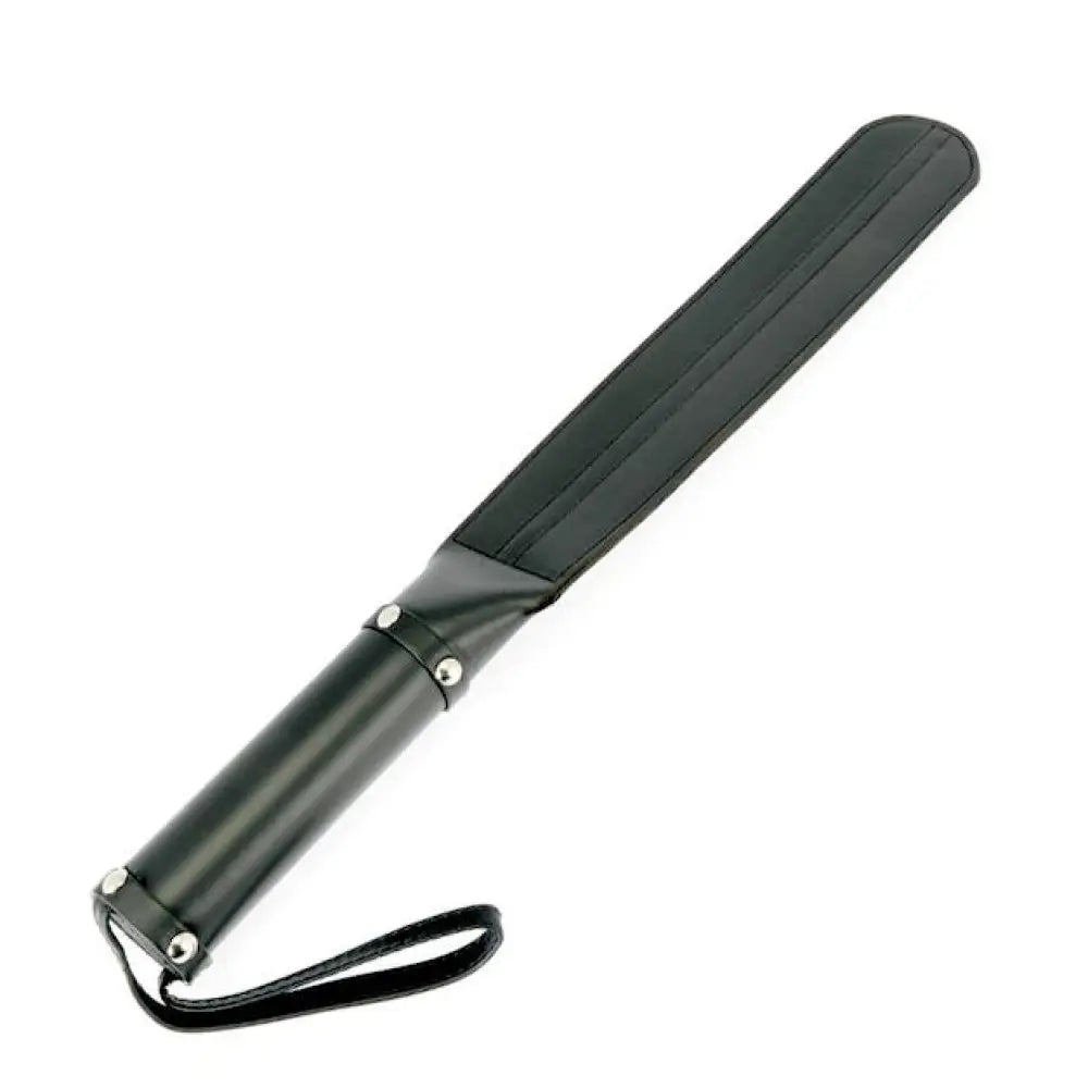 Rimba black thin leather paddle 17.5 inch - peaches and screams