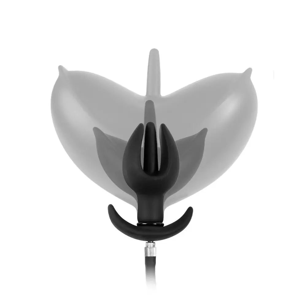 Rimba latex play inflatable anal tulip expandable plug - peaches and screams