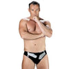 Rimba rubber secrets brief with anal plug for men - medium - peaches and screams