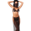 Rimba see through tasselled bra and g string set - peaches and screams
