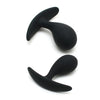 Rimba silicone black duo anal plug set - peaches and screams