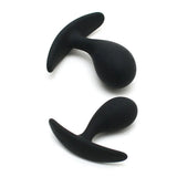 Rimba silicone black duo anal plug set - peaches and screams