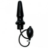 Rimba silicone black inflatable 8 inch butt plug - peaches and screams